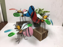 Load image into Gallery viewer, Lightning Bugs | Metal Yard Art | Garden Decor