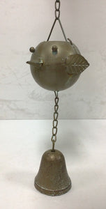 Metal Happy Little Birds Rain Chain with Attached Hanger 65" long