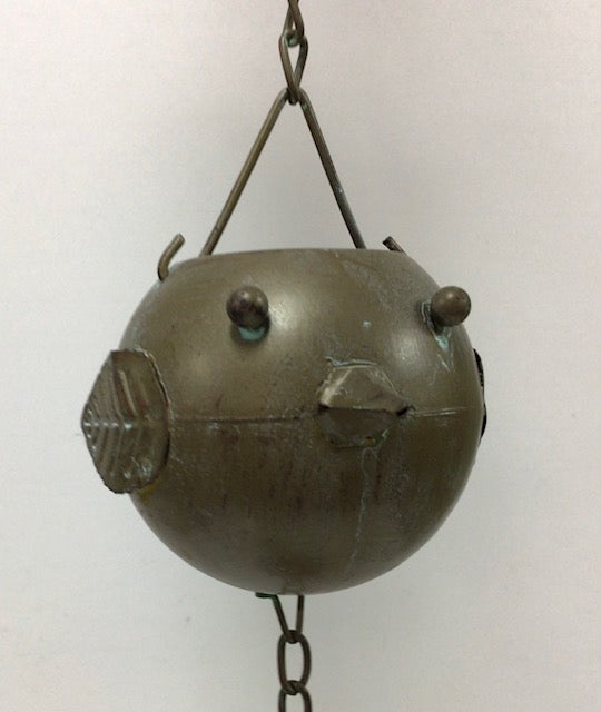 Metal Happy Little Birds Rain Chain with Attached Hanger 65
