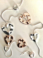 Load image into Gallery viewer, Heart Necklace Rose/Silver