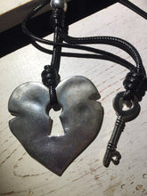 Load image into Gallery viewer, Super Cute Heart Lock and Key Pendant Necklace
