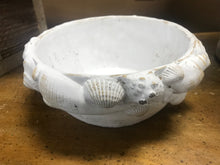 Load image into Gallery viewer, White Shallow Beach Shell bowl | Nautical
