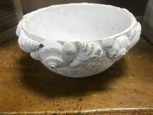 Load image into Gallery viewer, White Shallow Beach Shell bowl | Nautical