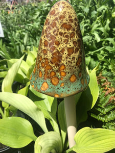 Ceramic Tall Mushrooms 15 inches Bobble Head