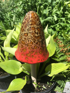Ceramic Tall Mushrooms 15 inches Bobble Head