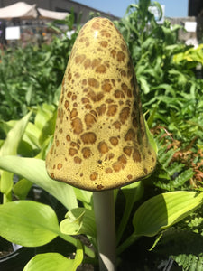 Ceramic Tall Mushrooms 15 inches Bobble Head