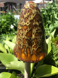 Ceramic Tall Mushrooms 15 inches Bobble Head