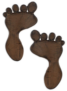 Outdoor Cast Iron Foot Prints | Big foot | Garden Path Steping Stones