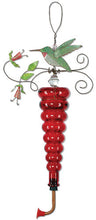 Load image into Gallery viewer, Birds of a Feather Hummingbird Feeder-Red Bottle | 20.5&quot;