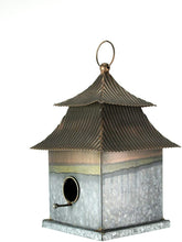 Load image into Gallery viewer, Pagoda Bird House | Asian Inspired | Copper