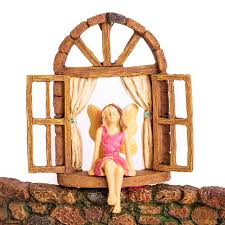 Fairy Garden Fairy l Sitting in Her Window l  MG158