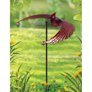 Outdoor Balancers | Tippers | Eagle Cardinal Hummingbird Stake | Garden Art