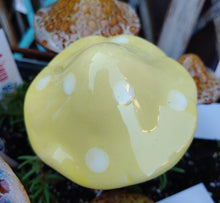 Load image into Gallery viewer, Whimsical Ceramic Mushroom | Medium toadstool for your garden