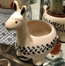 Load image into Gallery viewer, Terracotta animal planter | elephant, llama or giraffe flower pot
