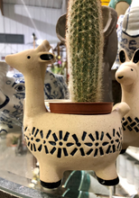 Load image into Gallery viewer, Terracotta animal planter | elephant, llama or giraffe flower pot