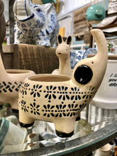 Load image into Gallery viewer, Terracotta animal planter | elephant, llama or giraffe flower pot