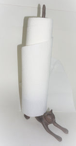 Cast Iron Paper Towel Holder | Cat Toilet Paper Holder