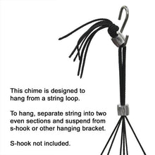 Load image into Gallery viewer, Large Bronze Bells of Paradise Chimes | Aluminum Wind Chimes 44&quot; long