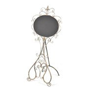 Oval Chalkboard Stand Sign | Gold Metal for Wedding