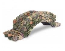 Load image into Gallery viewer, Miniature Cobblestone Bridge for Fairy Village or Farm MG52