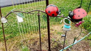 Kinetic Ladybug Tipper Garden Stake