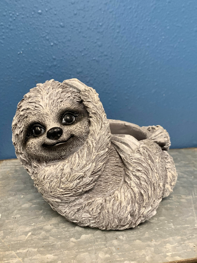 Cute Sloth Succulent Planter | Resin