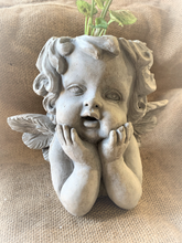 Load image into Gallery viewer, Classic Cherub Planter | Plant flowers in her Head 10&quot;