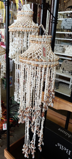 Boho Spiral Sea Shell Windchimes 40