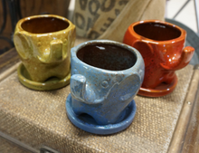 Load image into Gallery viewer, 5&quot; Succulent Elephant pot Ceramic Planters