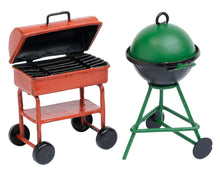 Load image into Gallery viewer, Miniature Gas Grill or Charcoal Grill Dollhouse Accessories