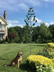 Tall Grande Verde Kinetic Art Wind Spinner | HH132