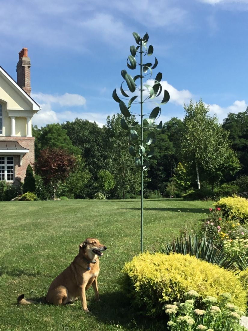 Tall Grande Verde Kinetic Art Wind Spinner | HH132