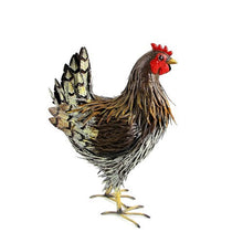 Load image into Gallery viewer, Metal Hen Chicken Decor