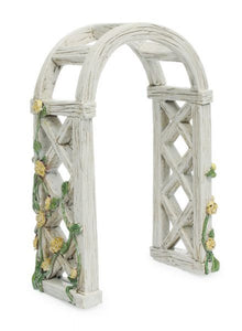 Fairy Garden Enchanted Rose Garden Miniature Arbor