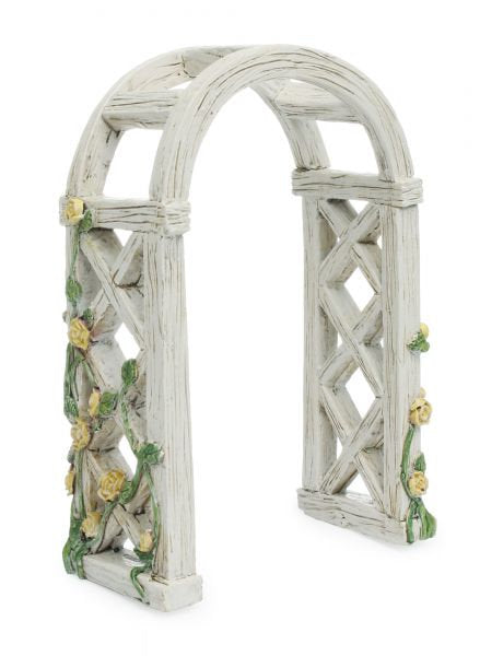 Fairy Garden Enchanted Rose Garden Miniature Arbor