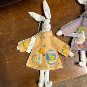 Felted Bunnies Easter Springtime Decoration