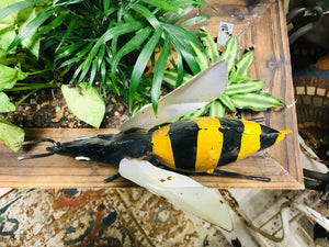 Metal Bumblebee | Honeybee Garden Statue