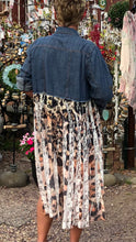 Load image into Gallery viewer, Women&#39;s Jean Jacket with Leopard Print Lace | Plus Size