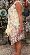 Load image into Gallery viewer, Big Rose Floral Vest | Sleeveless Jacket by Origami | Plus Size 3X