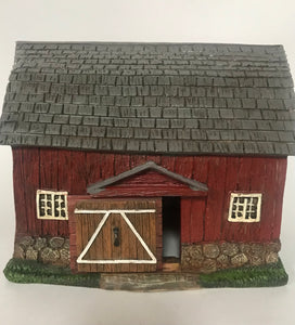 Fairy Garden Miniature Red Barn with working doors MG210