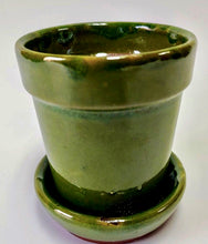 Load image into Gallery viewer, 3&quot; Small Ceramic Planter | Mini Pots with attached saucer