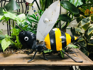 Metal Bumblebee | Honeybee Garden Statue