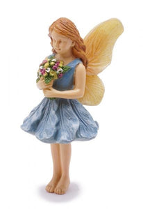 Fairy Garden |  Gathering Blossoms in a Blue Petal Dress | MG350