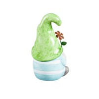 Load image into Gallery viewer, Terracotta Gnome with Metal Flower Table Décor