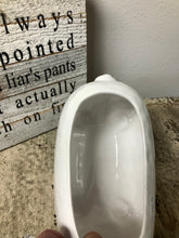 Load image into Gallery viewer, White Ceramic Pig Planter