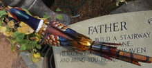 Load image into Gallery viewer, Ring-Neck Pheasant Metal Statue | Yard Art | Looking Up