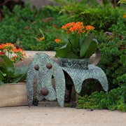 Load image into Gallery viewer, Planters | Galvanized Animal Planter |Dog Cat Cow Pig | 4 animals