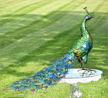 Load image into Gallery viewer, Decorative Peacock Statues | LOCAL PICK UP ONLY