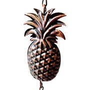 Outdoor Rain Chains | 72" Pineapple and bells