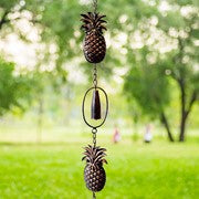 Load image into Gallery viewer, Outdoor Rain Chains | 72&quot; Pineapple and bells